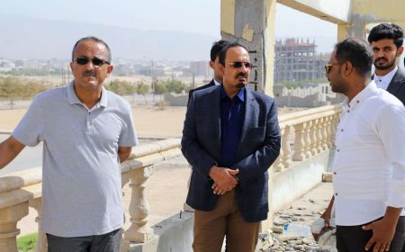 محافظ حضرموت يقف على التحضيرات النهائية لمهرجان البلدة السياحي 2023
