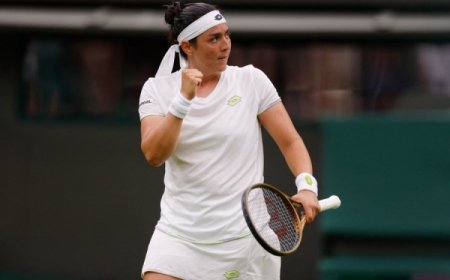 التونسية أنس جابر تهزم باي في 45 دقيقة في ويمبلدون للتنس
