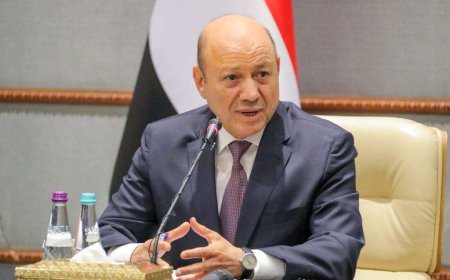 الرئيس العليمي يستدعي محافظ البنك المركزي ووزير المالية للتوقيع على اتفاقية الدعم السعودي لموازنة اليمن