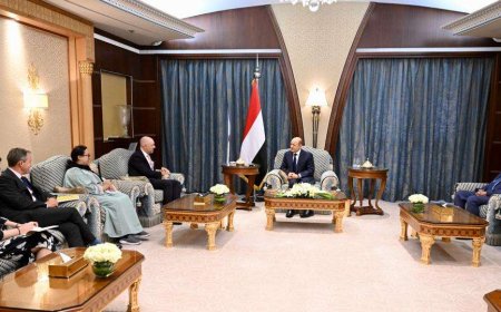 رئيس الجمهورية يشيد بالعلاقات الثنائية المتميزة بين اليمن وبريطانيا