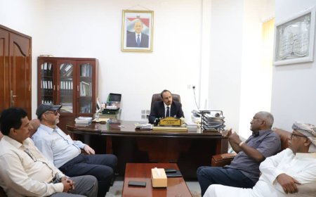 محافظ حضرموت  يؤكد ضرورة التمثيل العادل لجميع شرائح ومكونات ومديريات المحافظة