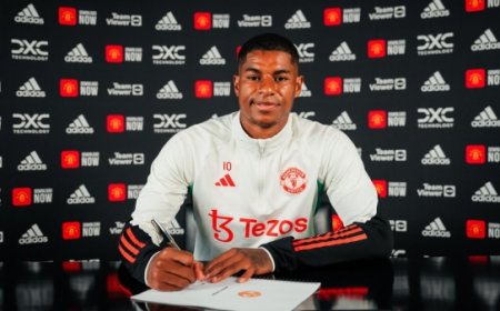 ماركوس راشفورد يوقع لمانشستر يونايتد حتى 2028