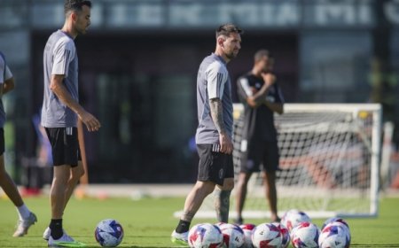 ميسي يخوض أول حصة تدريبية في صفوف إنتر ميامي الأمريكي