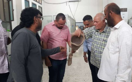 القيسي يستقبل مؤسسة الفضل المصري للأطراف الصناعية بمصر