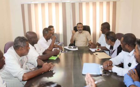 مدير عام بروم ميفع يترأس إجتماع المكتب التنفيذي بالمديرية