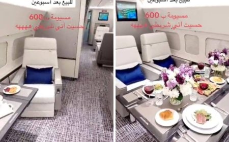 مواطن سعودي يستعرض طائرته الخاصة ويعرضها للبيع