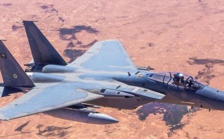 سقوط طائرة حربية سعودية أثناء مهمة تدريبية واستشهاد طاقمها