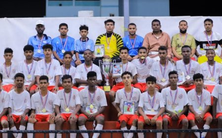 نادي شباب روكب وشركة قطاف حضرموت يحتفيان بأبطال دوري الفقيد قمبيت للناشئين