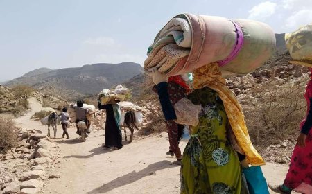 منظمة الهجرة: انخفاظ نسبي في عدد النزوح الداخلي في اليمن