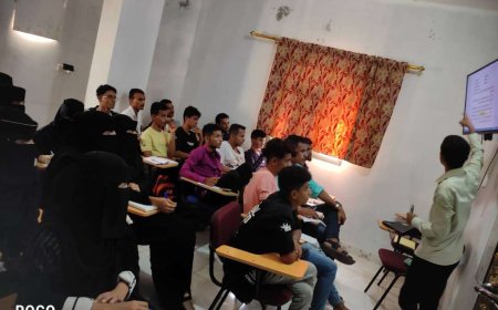 معهد ردفان العالي للعلوم الصحية يقيم دورات مكثفة عن علم الأدوية للخريجين