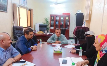 مدير عام مكتب الشؤون الاجتماعية والعمل بعدن يستقبل فريق مستشاري منظمة اليونسيف