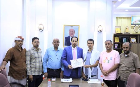 وزارة الشباب والرياضة تمنح نادي شباب دثينة بأبين الاعتراف المؤقت