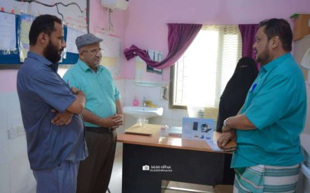 مدير عام مديرية لودر يتفقد أوضاع مستشفى الشهيد محنف العام