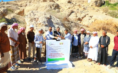 بتمويل بترومسيلة.. وضع حجر الأساس لمشروع تركيب منظومة طاقة شمسية لمياه منطقة الردود