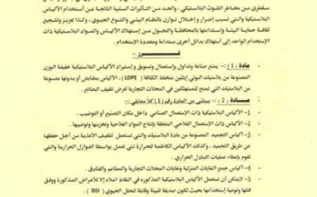 محافظ سقطرى يصدر قرار بمنع صناعة واستيراد الأكياس البلاستيكية لحماية البيئة