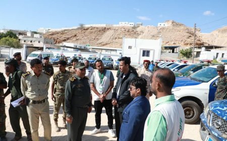 تدشين مشروع تجديد 29 مركبة أمنية في ساحل حضرموت