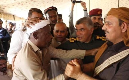 المحافظ بن ماضي يرعى صُلحاً لإنهاء قضية قتل دامت لسنوات وكُللت بالعفو عن الجاني