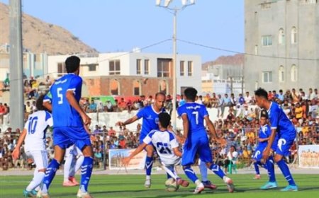 تضامن حضرموت ووحدة صنعاء ينتهي بتعادل حماسي في مواجهة اليوم