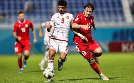 الإمارات تخسر أمام طاجيكستان وتغادر كأس آسيا