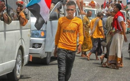 حشود في الضليعة وحجر للانضمام لمليونية المكلا دعماً للنخبة الحضرمية