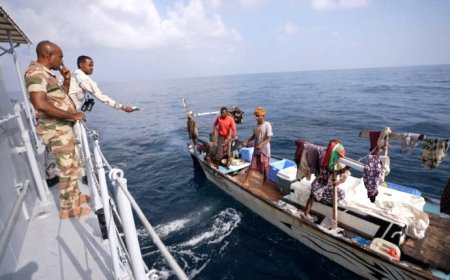 سفن بحماية مسلحة تشق طريقها بحذر عبر باب المندب