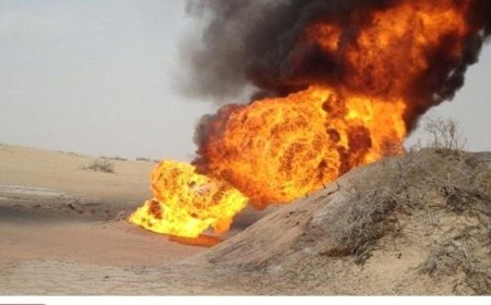 مجهولون يستهدفون أنبوب نقل النفط الخام بشبوة