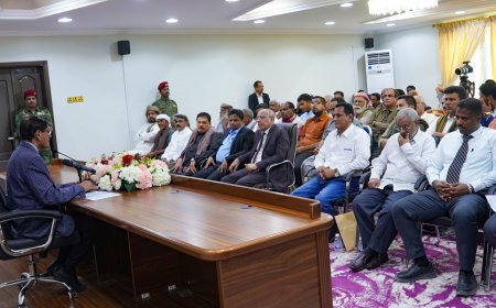 البحسني: مجلس القيادة الرئاسي يسعى لحل الأزمة وتحقيق سلام شامل في اليمن