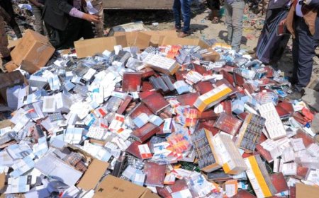 ضبط وإتلاف 2 طن من الأدوية المهربة بتعز