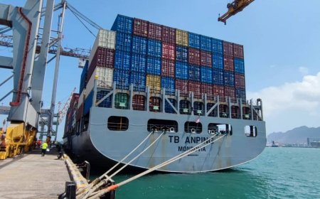 ميناء عدن يستقبل أولى الرحلات الملاحية للخط الصيني الجديد