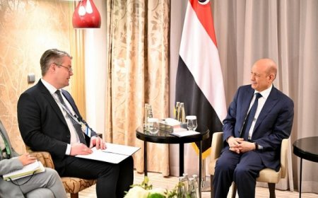مباحثات يمنية ألمانية حول تداعيات وآثار الهجمات الحوثية في البحر الأحمر