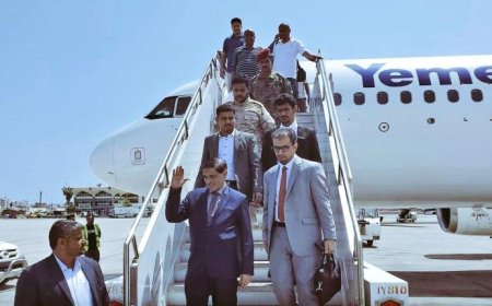 أول تصريح للبحسني عقب وصوله العاصمة المؤقتة عدن : عدن بحاجة لرعاية خاصة