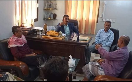 باضروس يلتقي بمندوبي معلمي المكلا لبحث إنهاء إضرابهم