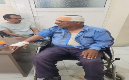 سيارة مخالفة تصيب رجل مرور وسائقها يلوذ بالفرار 