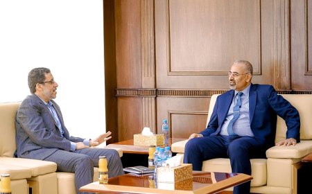 الزُبيدي يطّلع من رئيس الوزراء على الإجراءات المتخذة للنهوض بالوضع المعيشي للمواطنين