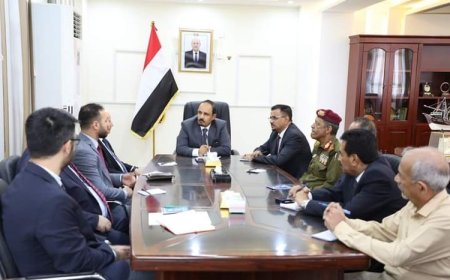 محافظ حضرموت يبحث مع السفير التركي مجالات التعاون وتعزيز التبادل التجاري