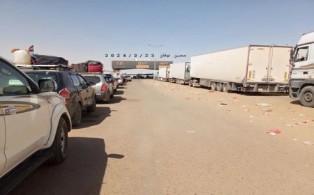 زحام شديد أمام المسافرين في منفذ الوديعة