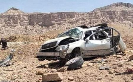 مصرع مواطنين اثنين في حادث مروري بمفرق الصعيد محافظة شبوة