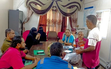 تنظيم دورة تدريبية حول الترصد البيئي لفيروس شلل الاطفال بالمكلا 