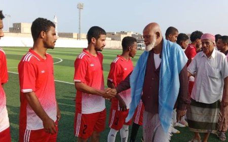 افتتاح بطولة دوري تحرير ساحل حضرموت للالؤية ووحدات المنطقة العسكرية الثانية