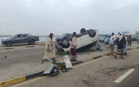 قتلى وجرحى في ثلاثة حوادث مرورية جنوبي اليمن