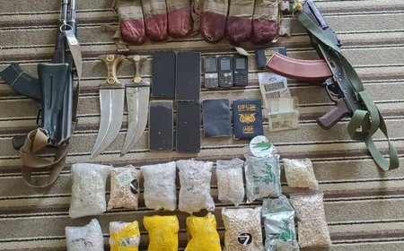 ضبط عصابة تهريب ممنوعات في الخط الدولي بحضرموت