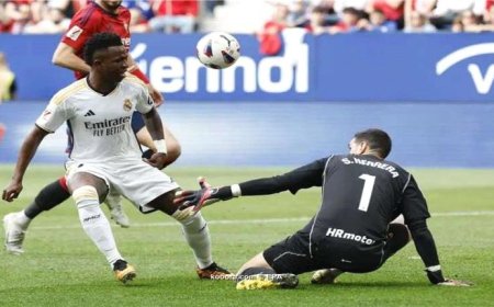 فينسيوس ودياز يقودان ريال مدريد لسحق أوساسونا