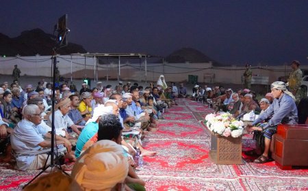 البحسني يشيد بدور قبائل حضرموت في تحقيق التكافل الاجتماعي 