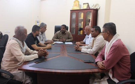 باضاوي يلتقي إدارة نادي وحدة المكلا ووحدة شحير