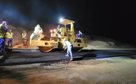 إنجاز أكثر من 4 كيلومتر بمشروع طريق الفرضحة – دوعن 