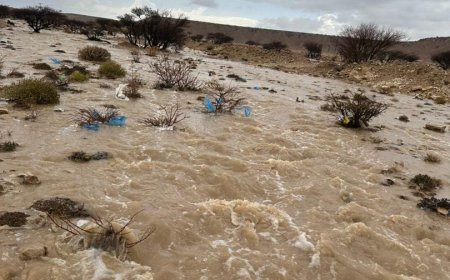 هطول أمطار على لبنة والحيسر والقرى المحيطة في حضرموت