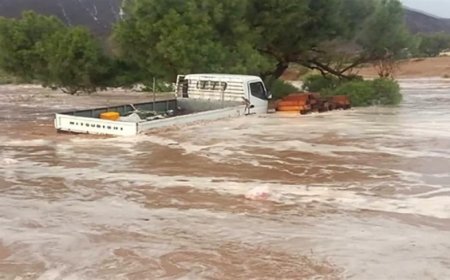 سيول الأمطار تقطع طرقا رئيسية في شبوة وأبين ولحج