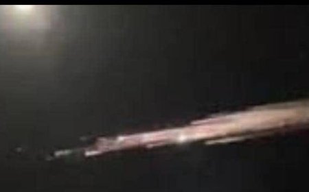 سقوط نيزك في بحر العرب يضيء سماء حضرموت 