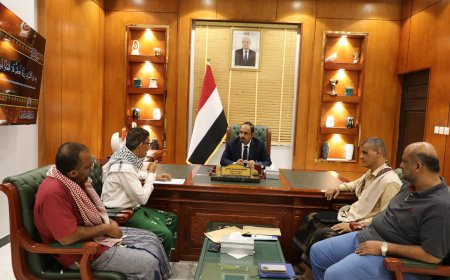 محافظ حضرموت يبحث آليات تفعيل التدخلات المستدامة بمديرية غيل باوزير