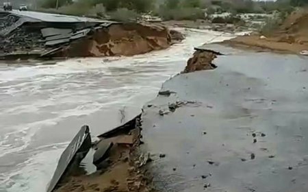 مياه الامطار تخلف اضرار بطرقات بيحان وعسيلان والسلطة المحلية توجّه بسرعة التدخل